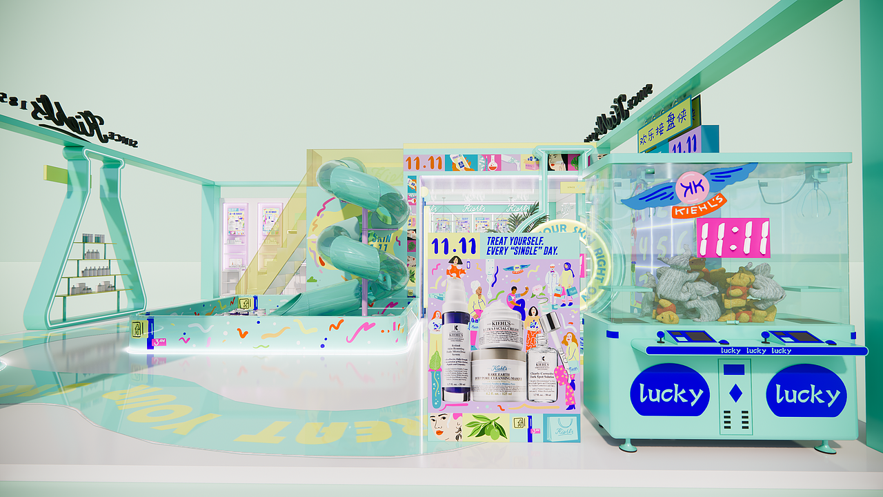 科颜氏快闪店设计（图ZMzI3MTIzNTc2） - 展陈设计 - 站酷设计师弹射空间设计原创素材 - 站酷ZCOOL