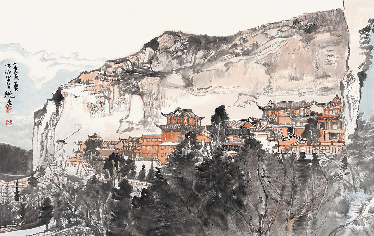 李统英山水画欣赏（图ZMzE4NzczNjI4） - 绘画 - 站酷设计师书画经纪人原创素材 - 站酷ZCOOL