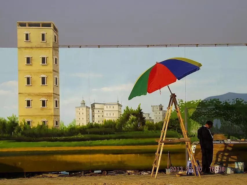 美丽乡村文化墙绘 新农村墙体美化