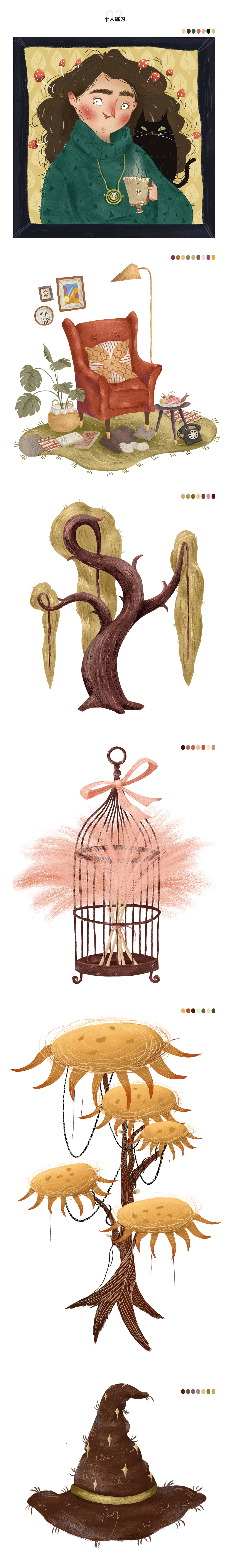 2021插畫匯總（圖ZMjg1Nzg1NjYw） - 商業(yè)插畫 - 站酷設(shè)計(jì)師fangmj原創(chuàng)素材 - 站酷ZCOOL