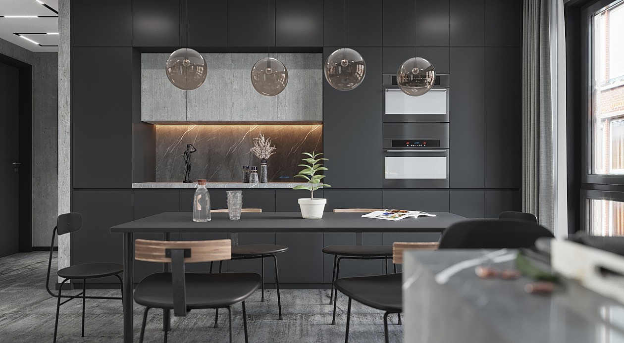 现代 暗黑系性冷淡风（图ZMjIwNTI2NzE2） - 家装设计 - 站酷设计师1992xgt原创素材 - 站酷ZCOOL