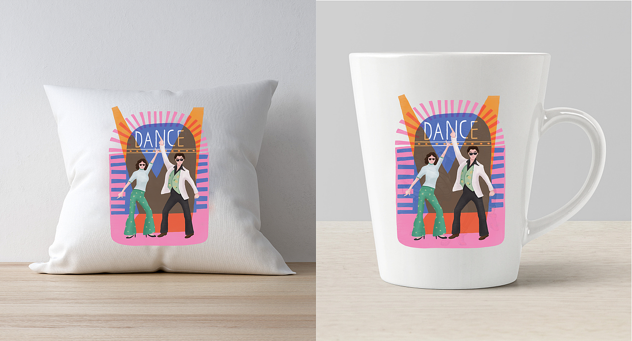 尽情disco（图ZMTEwODUyMjgw） - 图案 - 站酷设计师CherryCheng原创素材 - 站酷ZCOOL