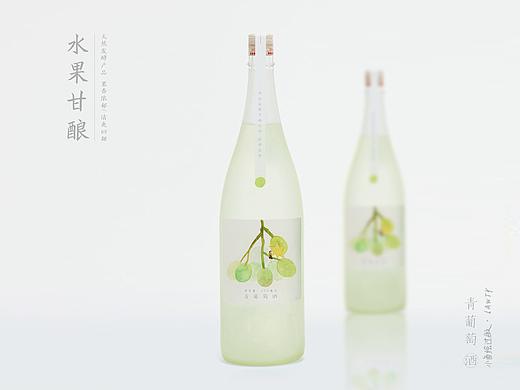 水果甘酿 - 酒包装插画设计练习