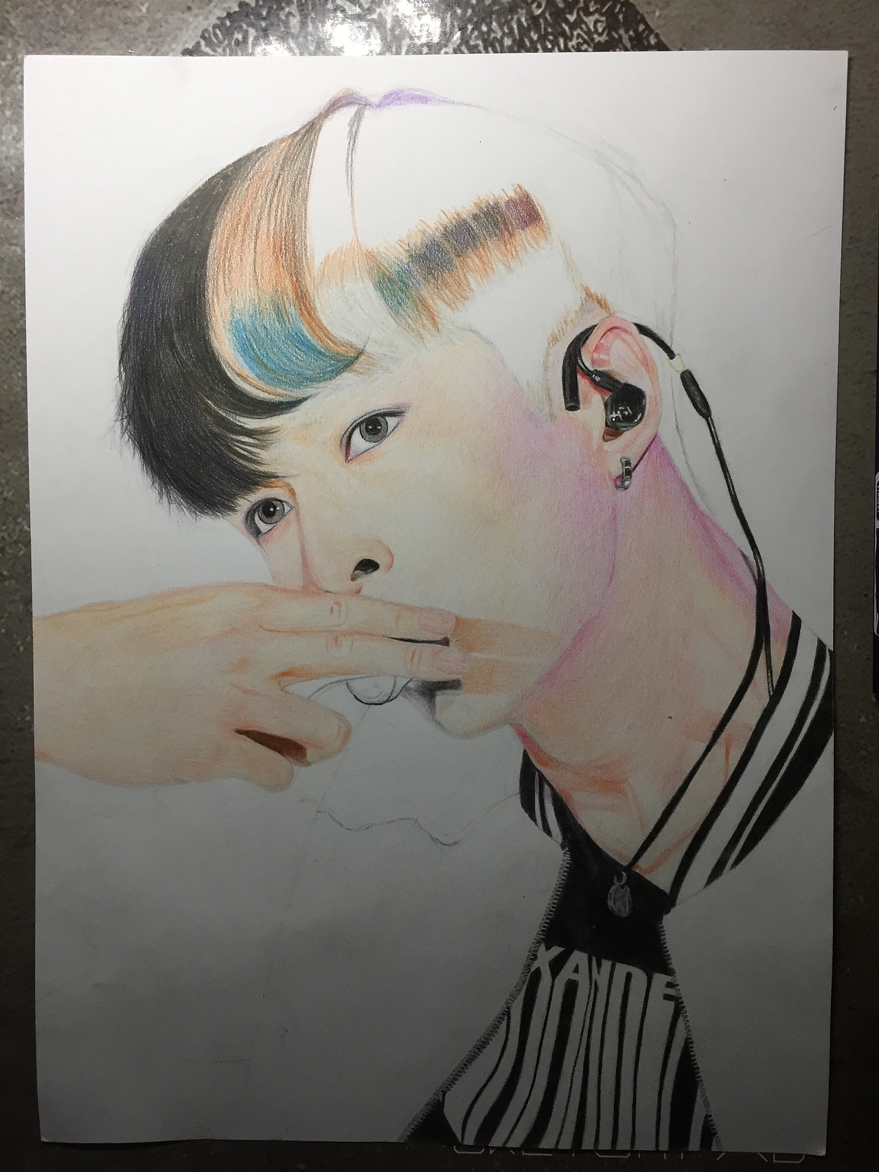 彩铅——张艺兴