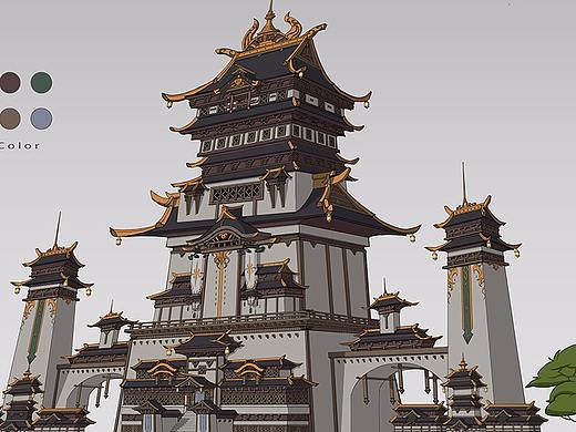 场景7（个人主页-ZNDEyMDk2MDA=） - 游戏原画 - 站酷设计师二七是只柴原创素材 - 站酷ZCOOL