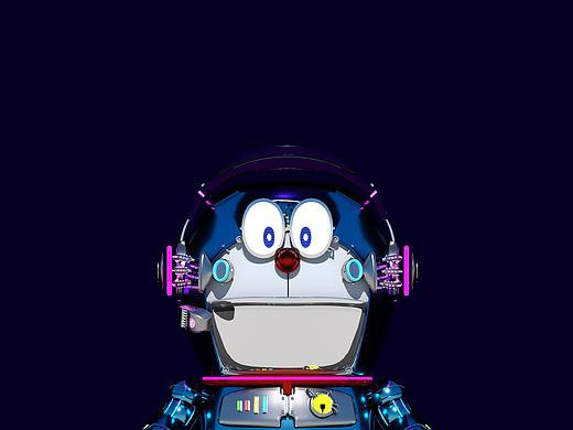 潮玩/赛博朋克-哆啦A梦