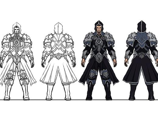 游戏角色设计绘画步骤