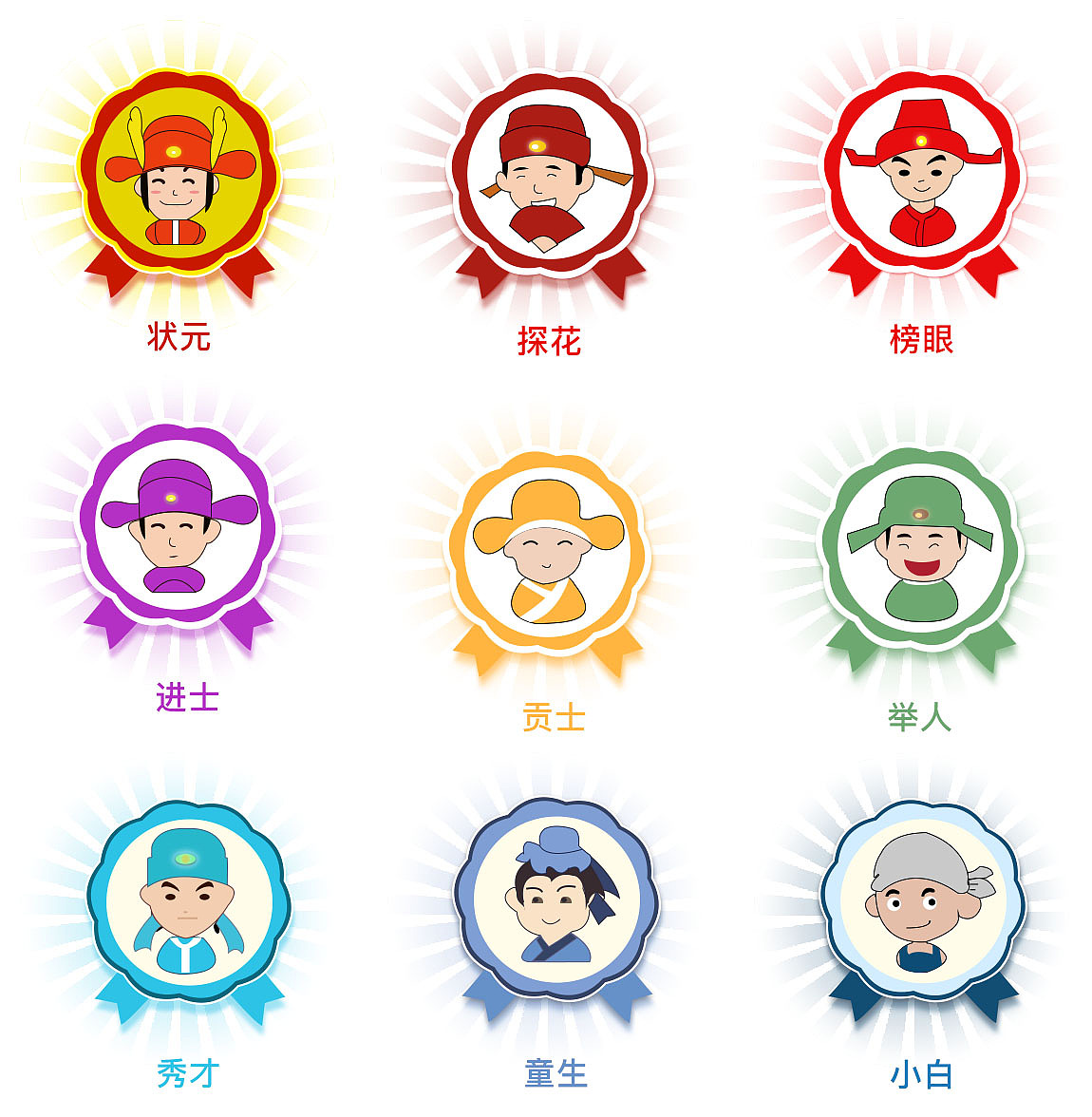 等级icon（图ZMjYwMjMxNDA4） - 图标 - 站酷设计师绿皮野兽原创素材 - 站酷ZCOOL