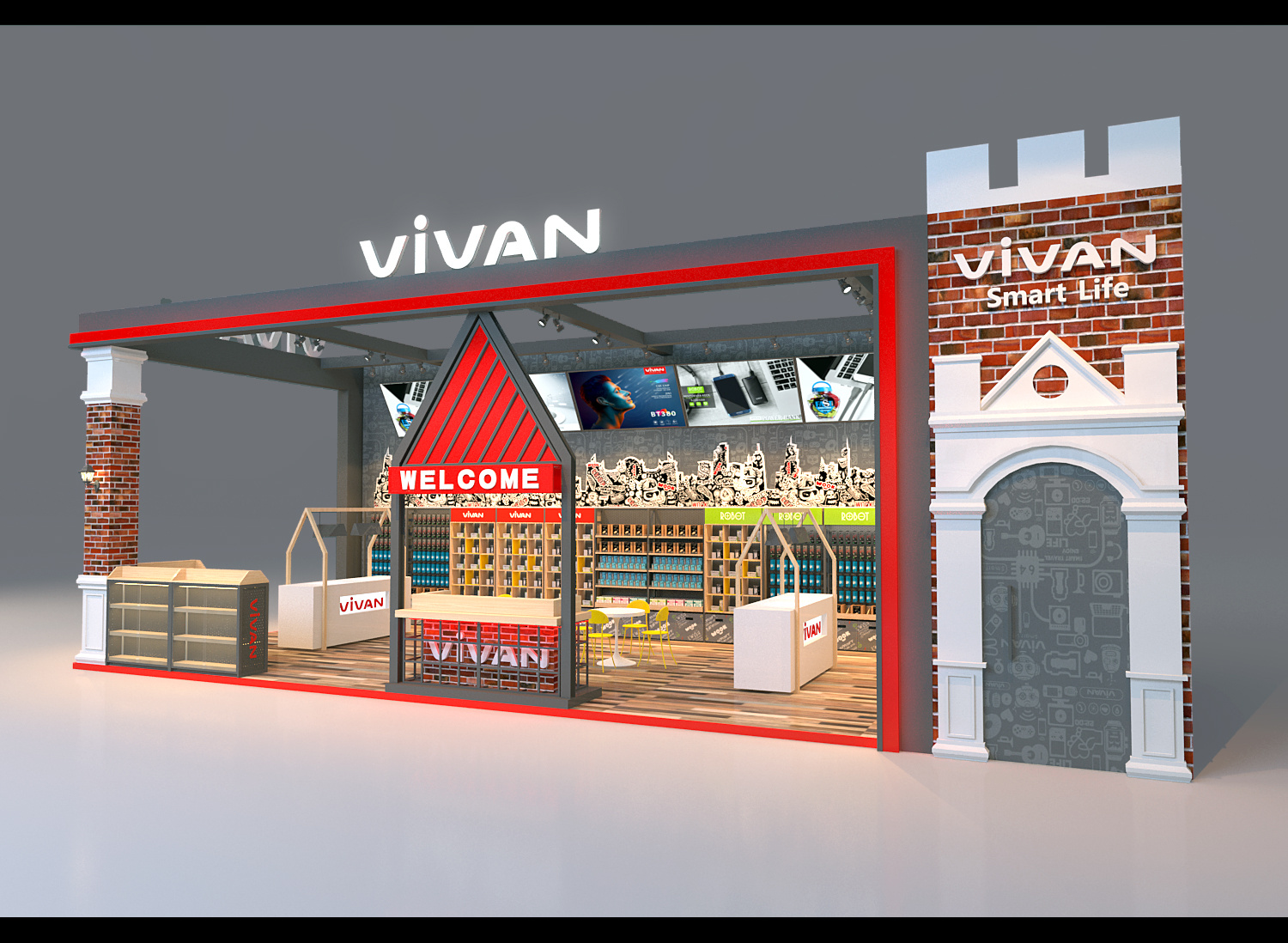 vivan雅加达展销会设计