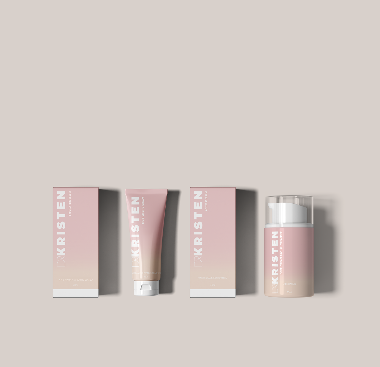 克里斯汀博士药妆包装设计