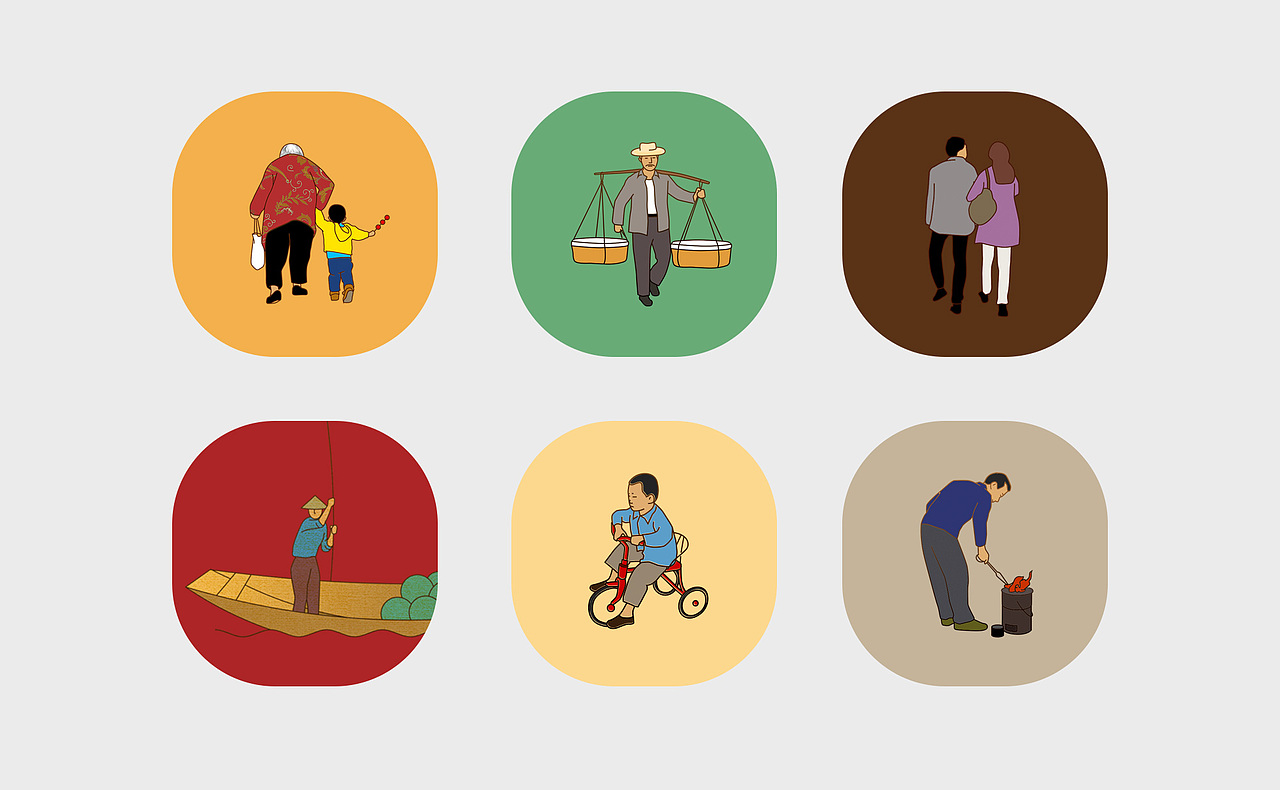 余山姚水间（图ZMjQwNjIwODgw） - 新锐潮流插画 - 站酷设计师Fols畅原创素材 - 站酷ZCOOL