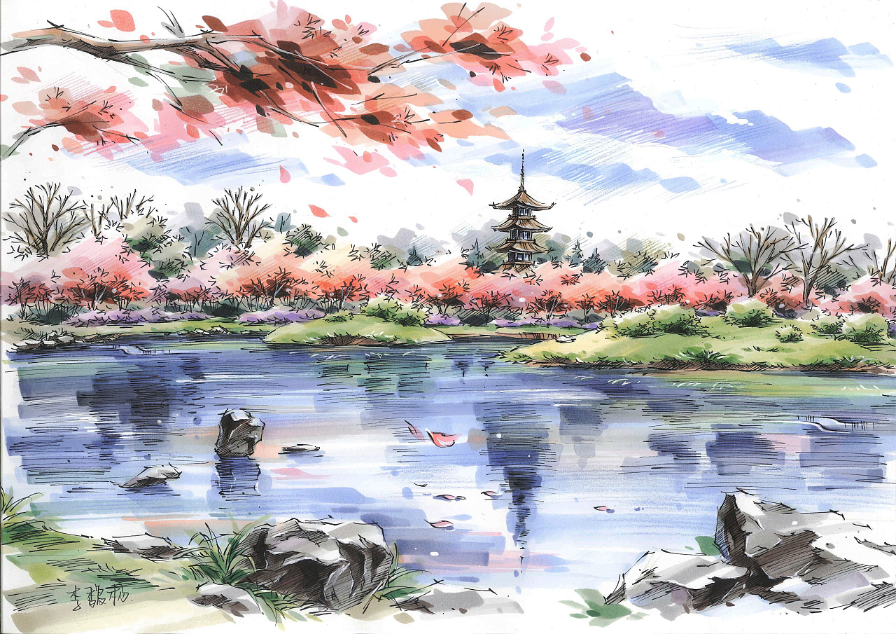 武大有精妙的历史建筑,跟樱花大道相映成趣.