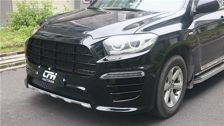 新老款丰田汉兰达改装haman哈曼款前脸保险杠后大包围