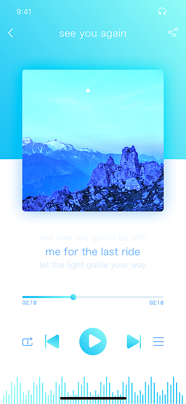 音乐UI概念Demo（图ZMTI3NDA4OTY0） - APP界面 - 站酷设计师雪中月雨原创素材 - 站酷ZCOOL