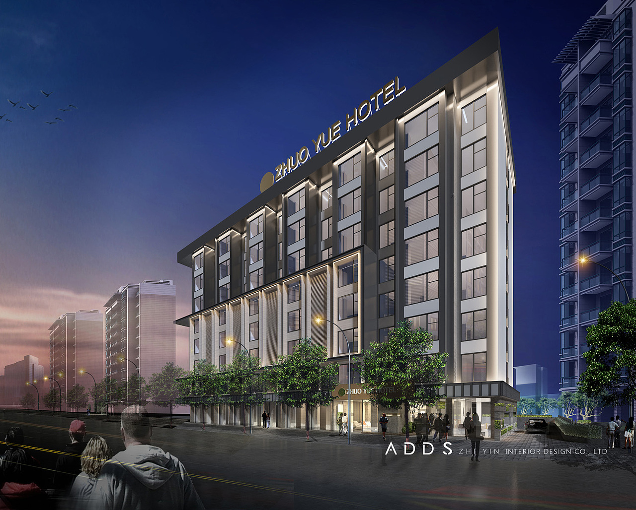 湖南ADDS设计事务所 | 广州卓粤酒店设计（图ZMjczNjc3NDI4） - 酒店餐饮设计 - 站酷设计师ADDS设计事务所原创素材 - 站酷ZCOOL