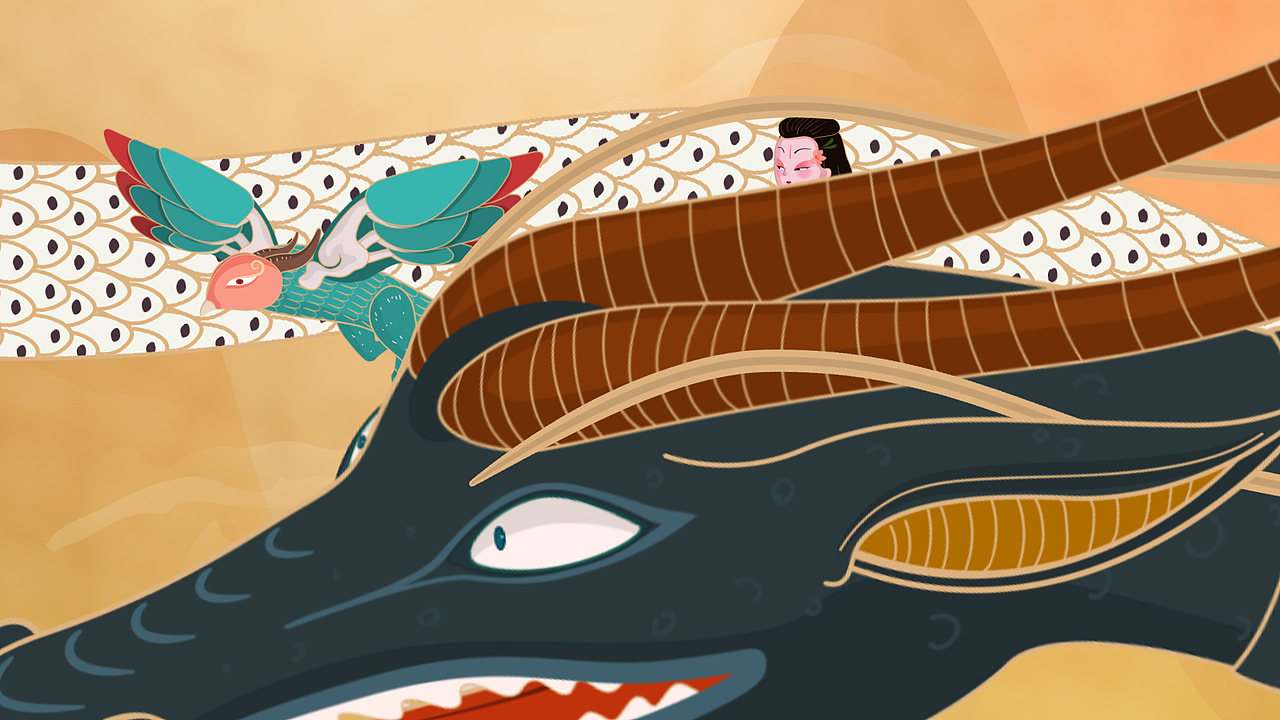 南广2020届个人mg动画毕设《引魂升天图》