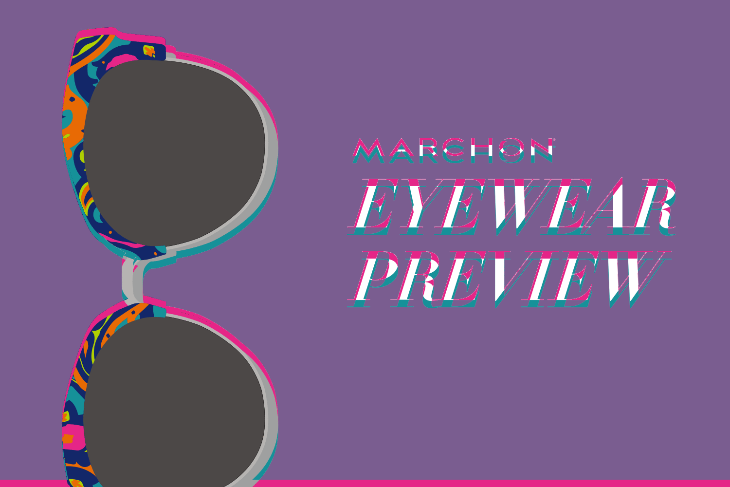 Marchon迈创中国 2018新品速写 - Maggie Ai时尚插画