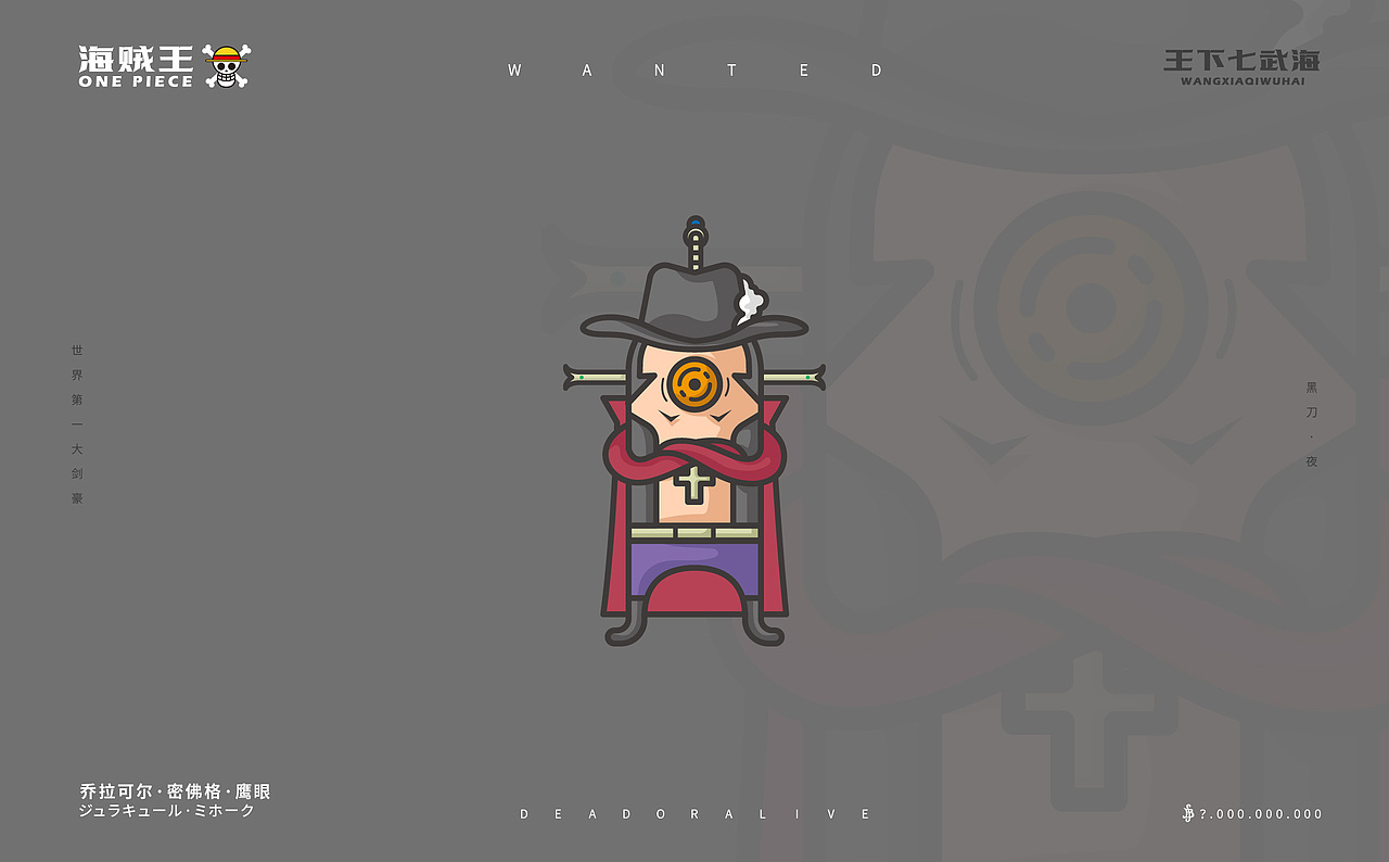 独眼胶囊搞怪蛋仔海贼王插画