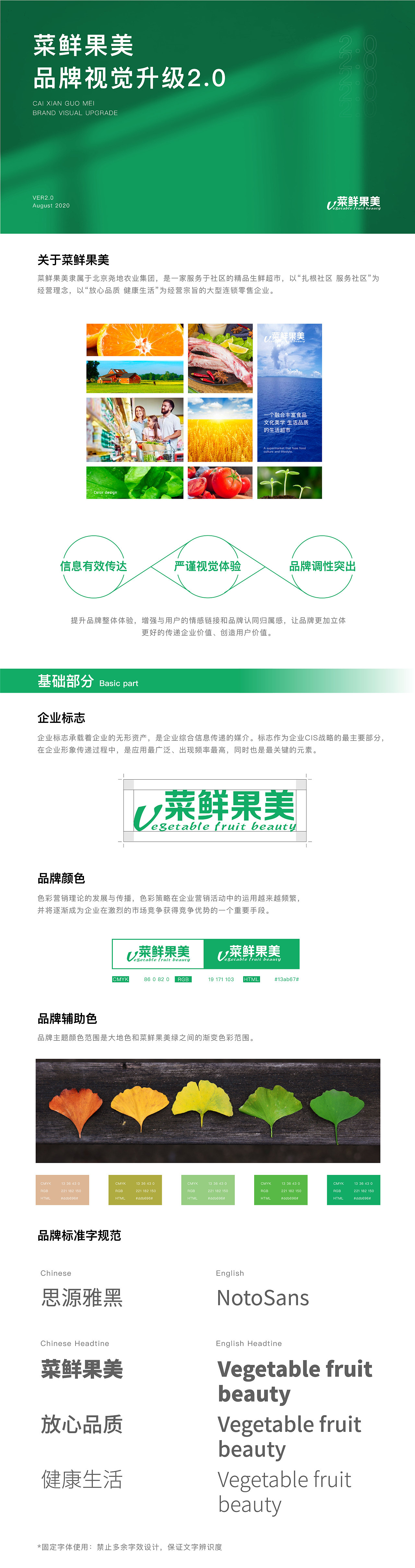 菜鲜果美-品牌视觉升级2.0 (VI/品牌/生鲜/电商)（图ZMjIyMjA1OTMy） - APP界面 - 站酷设计师清汤挂面灬原创素材 - 站酷ZCOOL