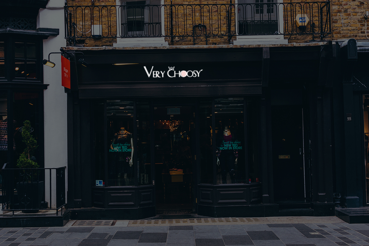 女装LOGO设计 very choosy