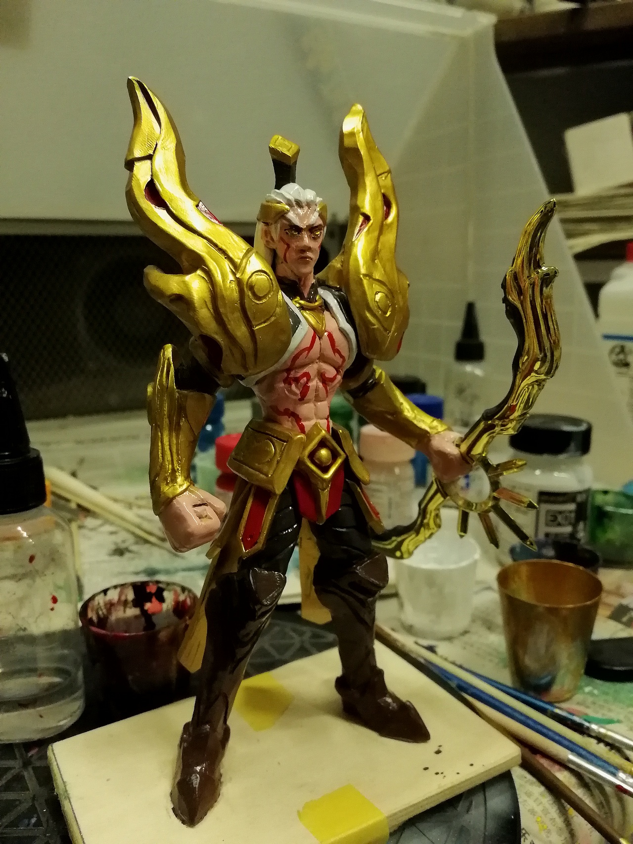 王者荣耀后羿|手工艺|手办/模玩|羔达_原创作品-站酷zcool