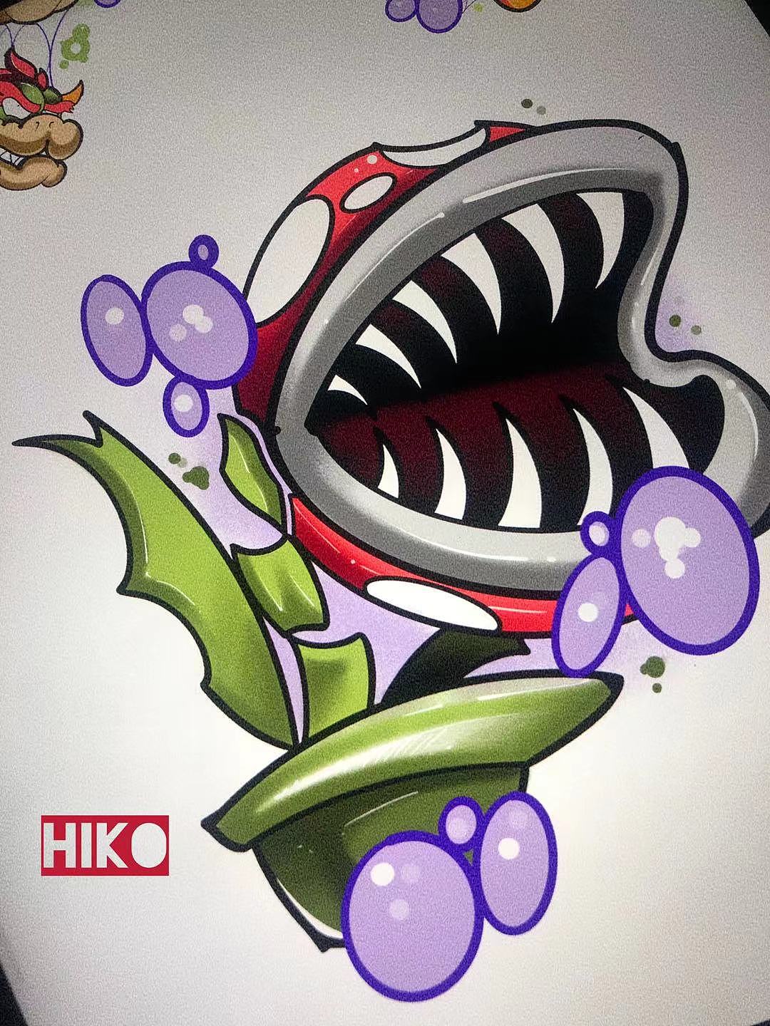 超级玛丽-piranha plant食人花