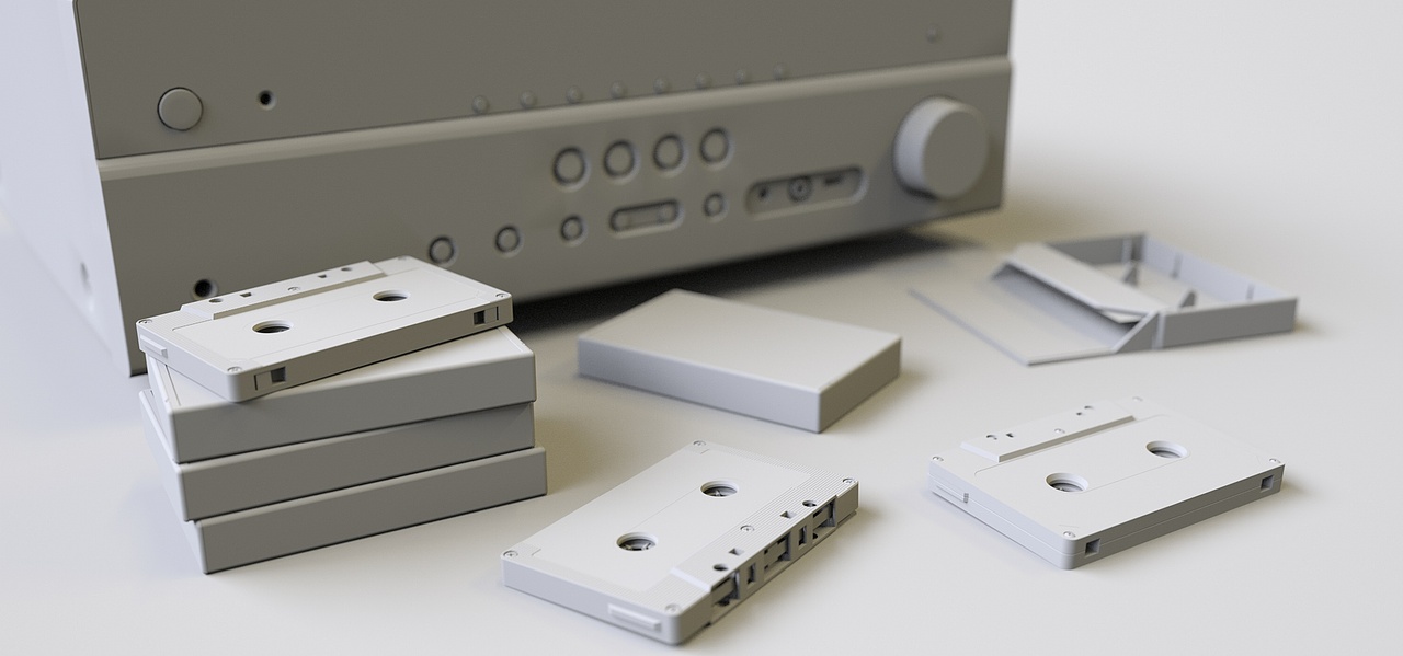 BEYOND信念 C4D RS卡带渲染 _RiChen_CG-站酷ZCOOL