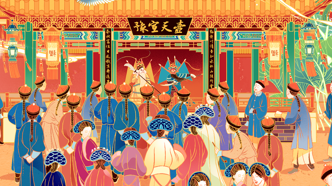 德芙DoveⅩ故宫 CNY万家得福长卷