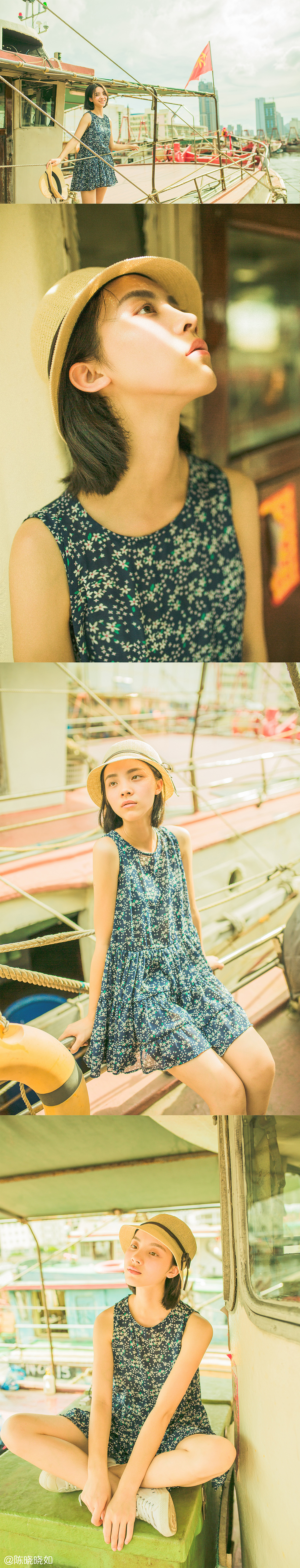 船身后 风吹的码头 和忧愁