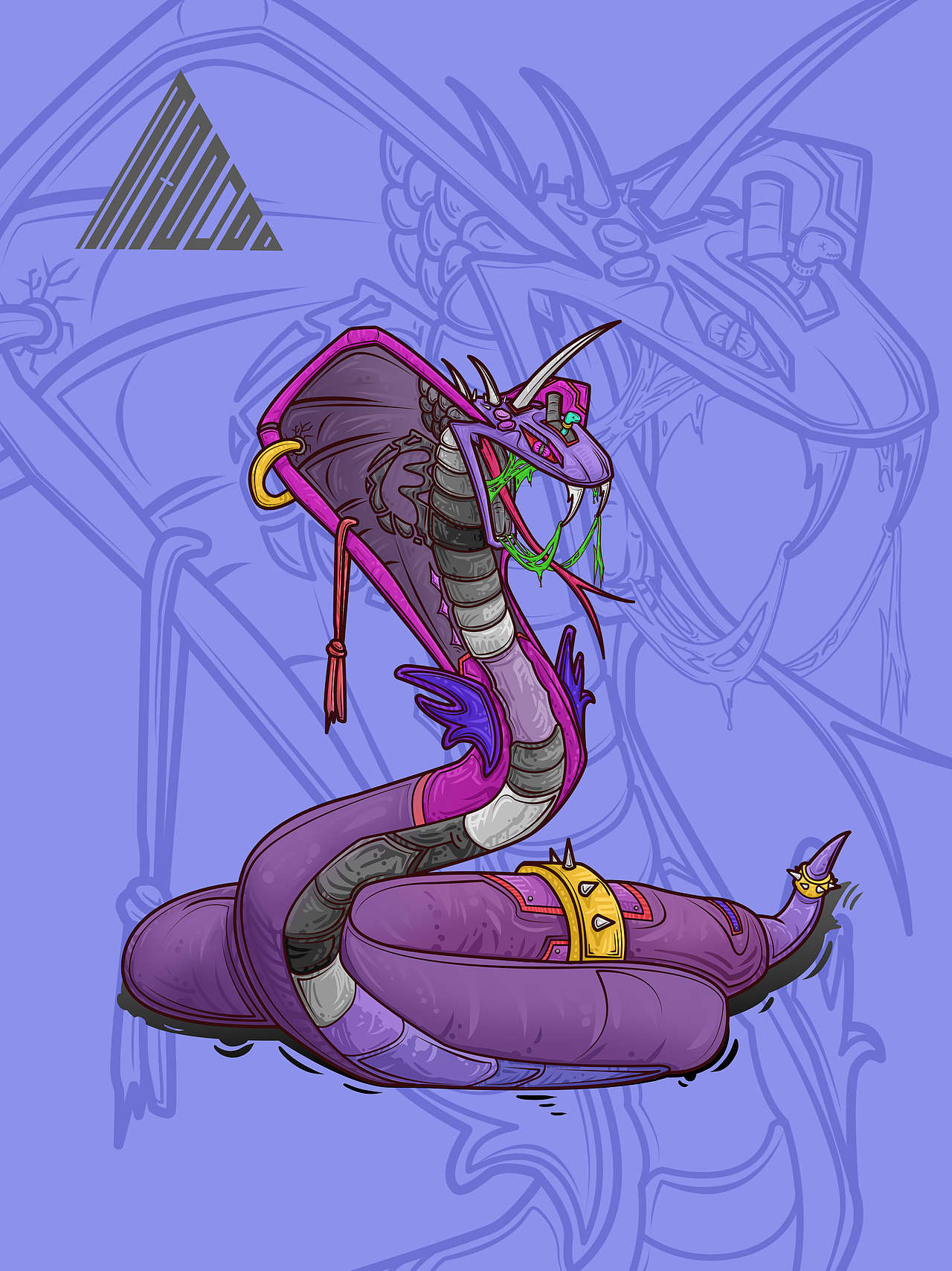 蛇族中最弱小的存在,靠着强大的机械蛇伪装自己的实力