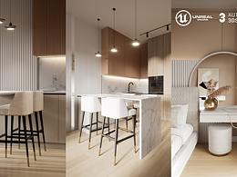 UE4 室内教程 单针渲染 学生作品 