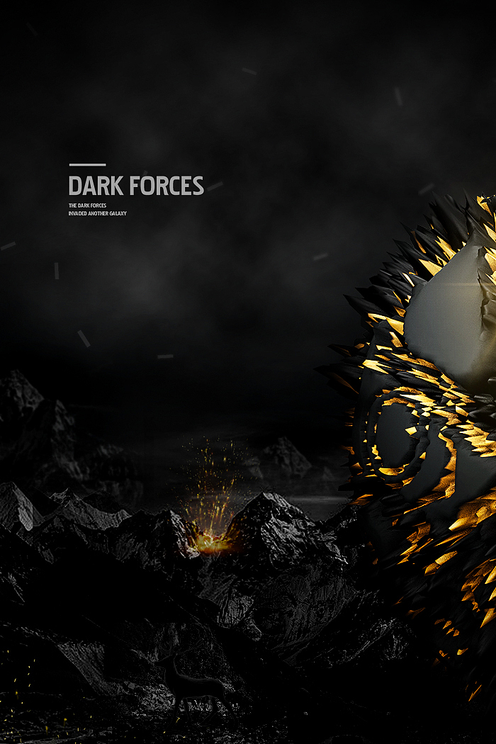Dark forces（图ZNTY4OTM5MDg=） - 海报 - 站酷设计师wayson_柠檬原创素材 - 站酷ZCOOL