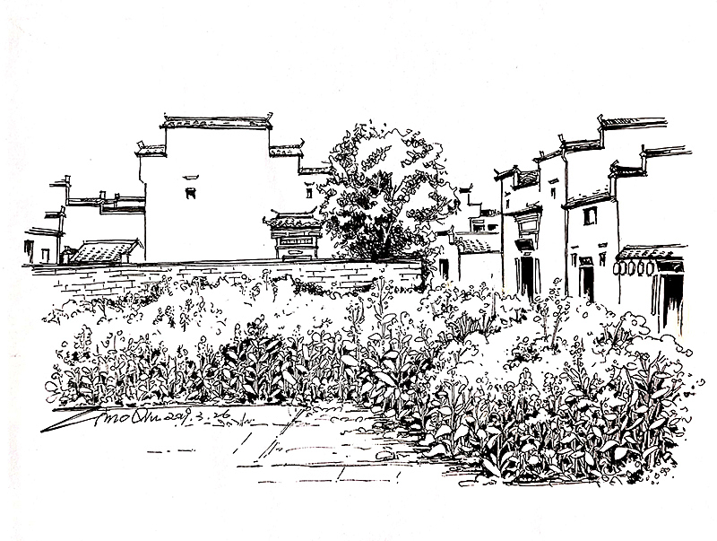 钢笔速写（图ZMjAxMjkyODgw） - 绘画 - 站酷设计师裘裘画球球原创素材 - 站酷ZCOOL