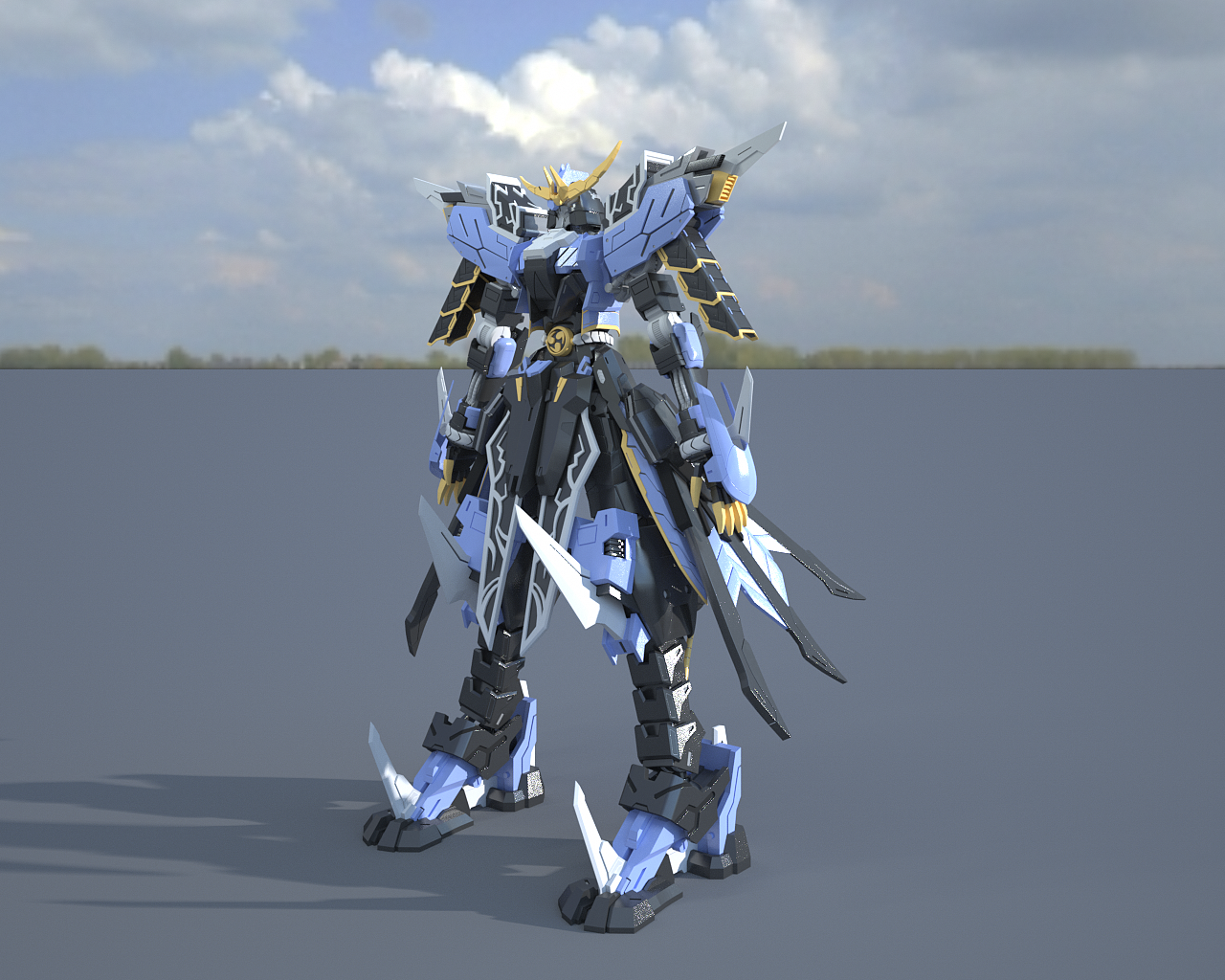 高达|伊达政宗gk模型展示动画