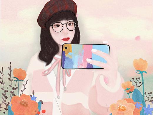 给朋友的画像手绘