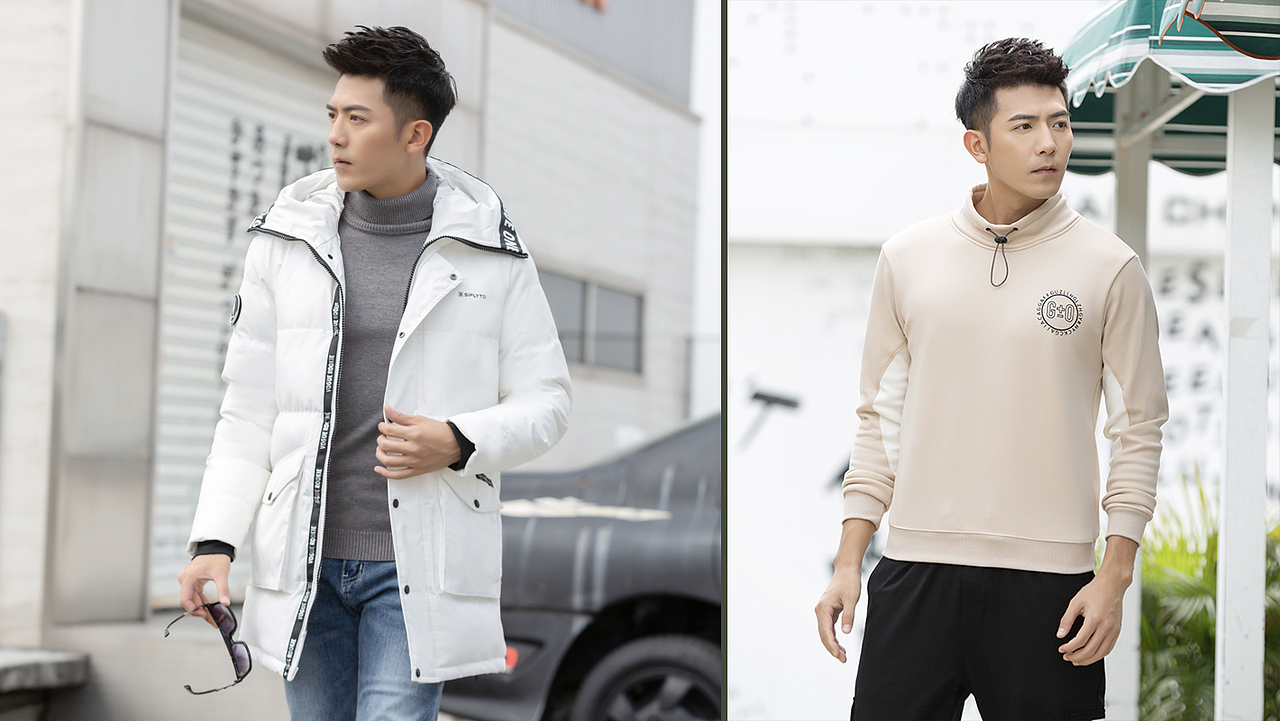 冬季男装服饰拍摄