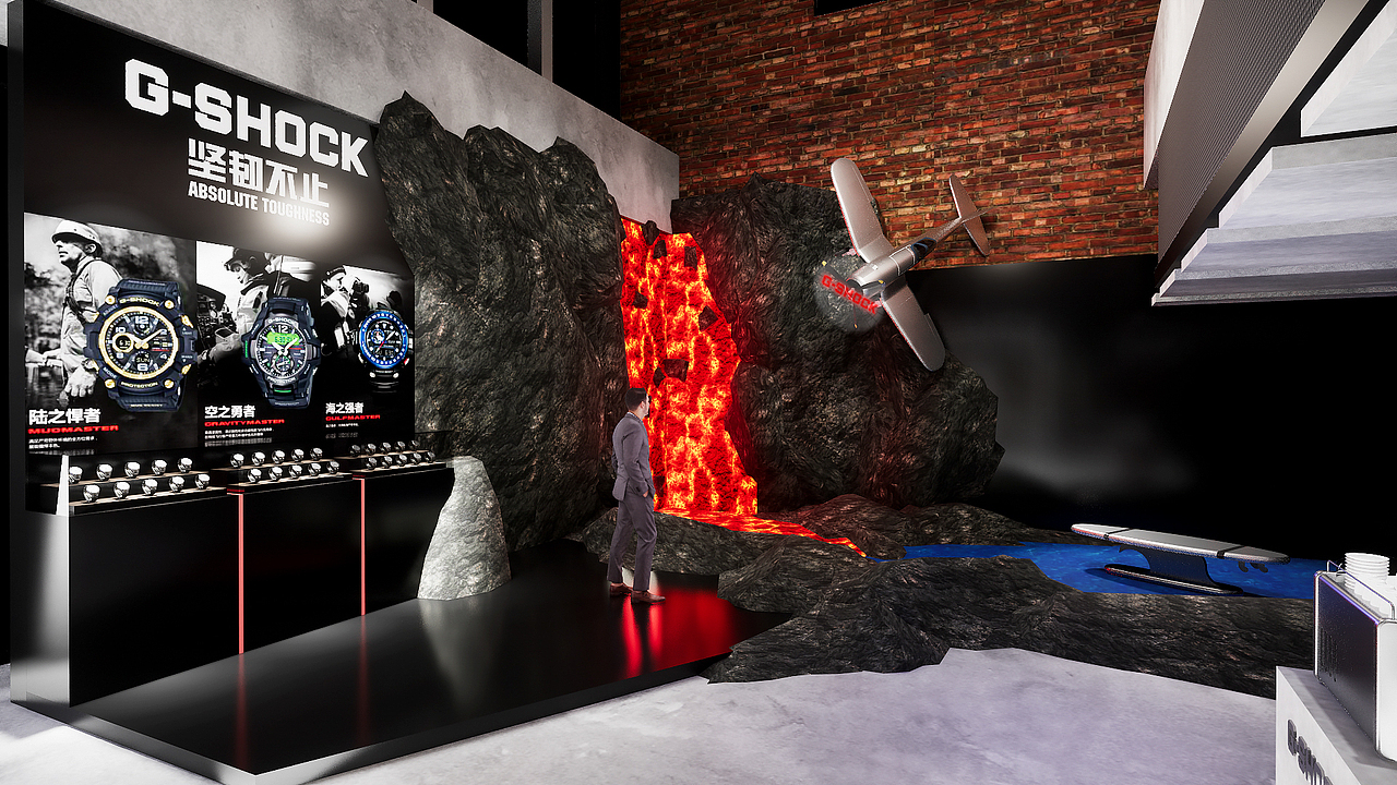 G-SHOCK卡西欧/活动策划/创意设计/晚宴/外场设计/展示