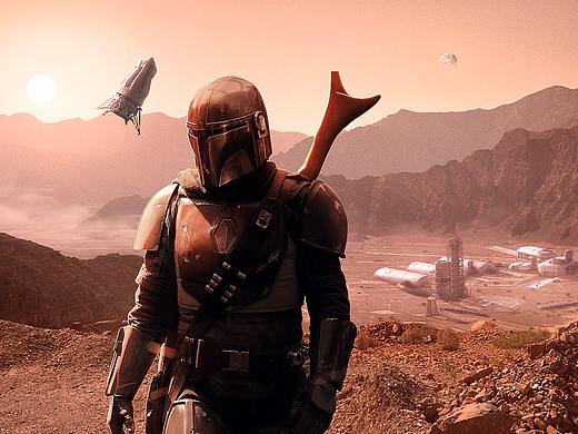 曼达洛人 合成（个人主页-ZNTA0NjA1ODg=） - 海报 - 站酷设计师叁豆原创素材 - 站酷ZCOOL