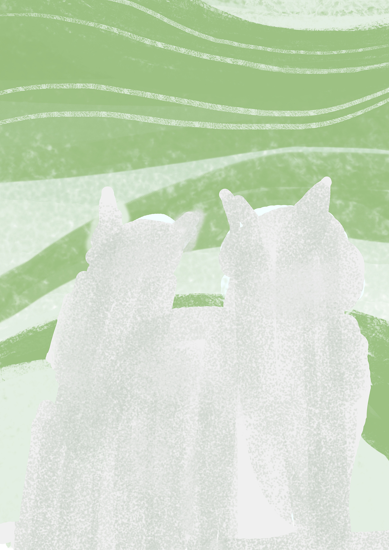 猫与蝴蝶（图ZMjc4NTMyNjg0） - 艺术插画 - 站酷设计师Mr未希原创素材 - 站酷ZCOOL