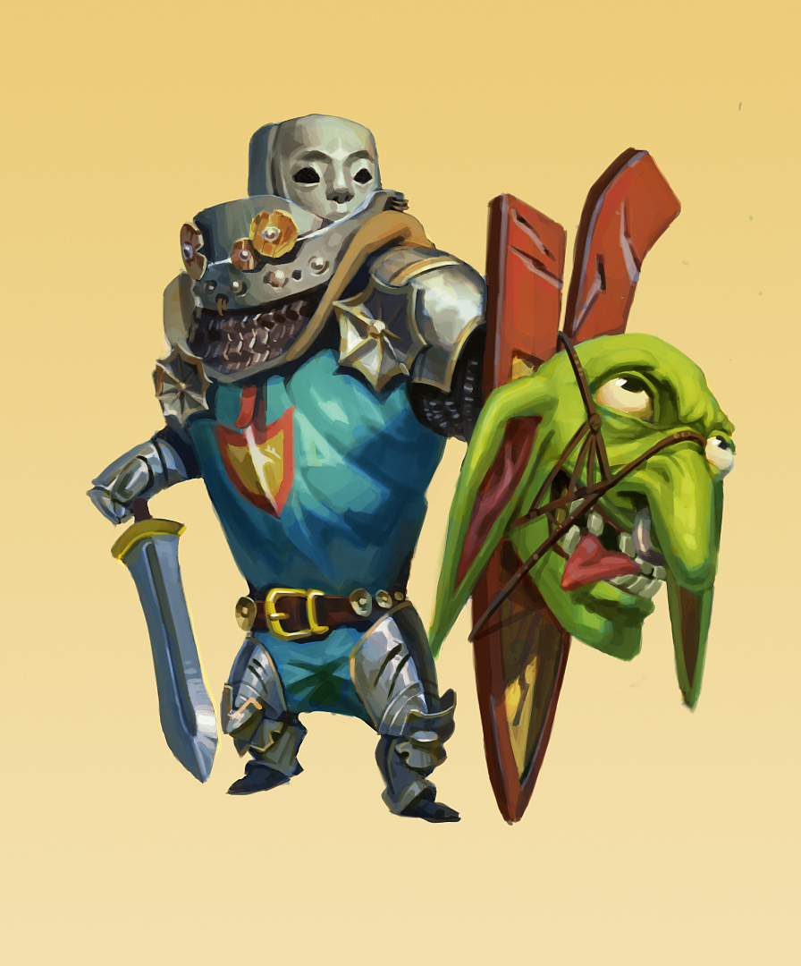 欧美q版角色原画立绘