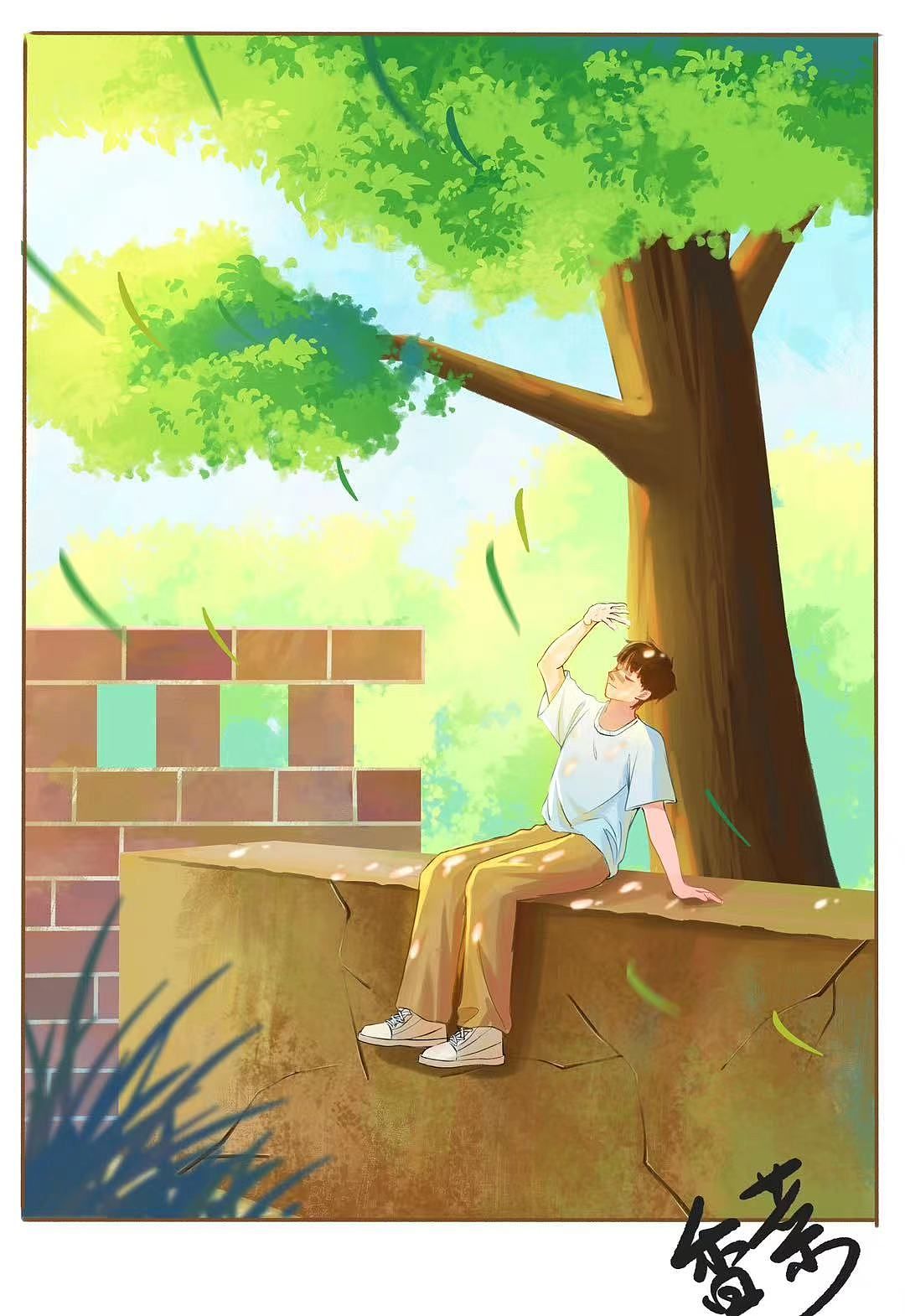 夏日（图ZMzQ4NDc2MzQw） - 商业插画 - 站酷设计师超爱香菜鸭原创素材 - 站酷ZCOOL