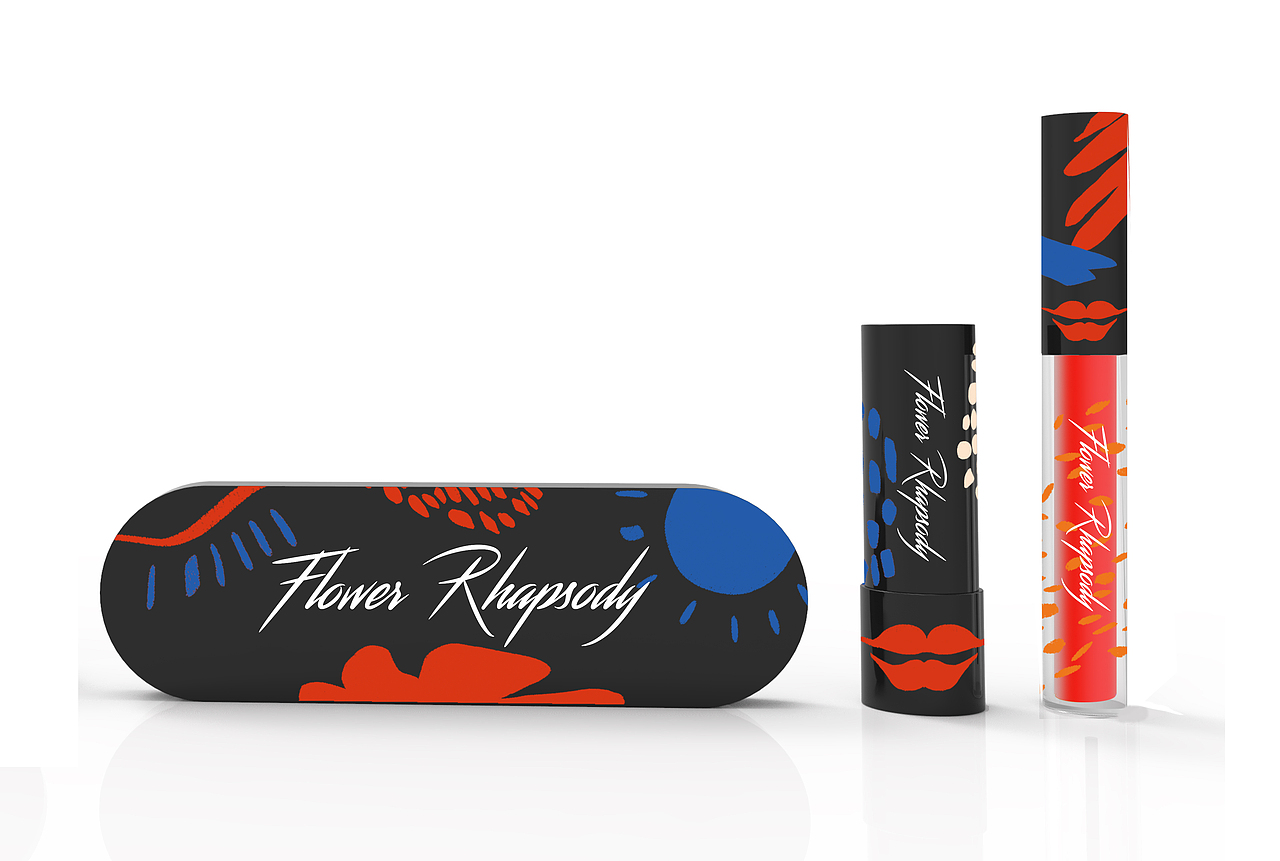 眼影盘与唇釉（图ZMTg4MTI4NDY4） - 包装 - 站酷设计师AFLOWER花猪原创素材 - 站酷ZCOOL