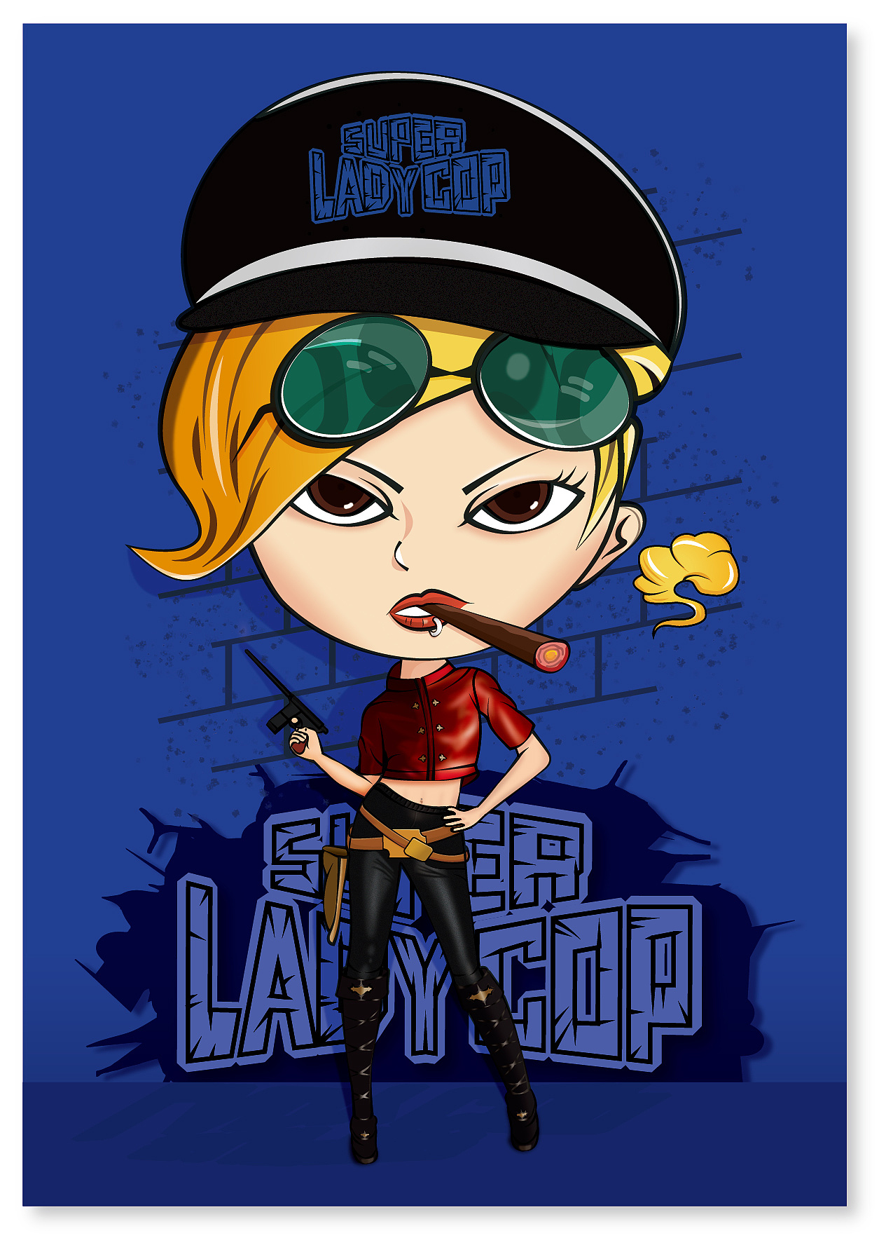 潮流插画习作（图ZMTgyMDg0MjAw） - 新锐潮流插画 - 站酷设计师跨越的幸福01原创素材 - 站酷ZCOOL