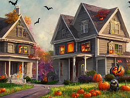 #AI創(chuàng)作實(shí)驗(yàn)室#萬圣節(jié)糖果屋