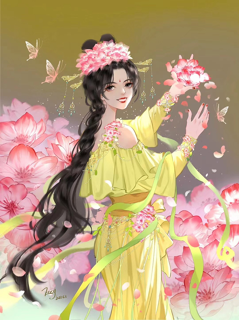 今天的小姐姐（图ZMzQyMDc0NDky） - 商业插画 - 站酷设计师画痨Easy原创素材 - 站酷ZCOOL