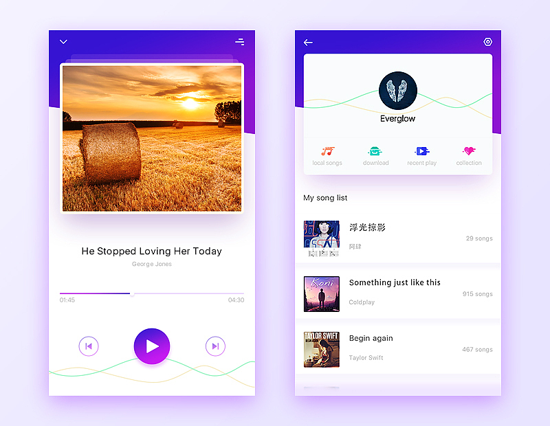 UI practice 01（圖ZODg0MzEyMjA=） - APP界面 - 站酷設(shè)計(jì)師非自然卷原創(chuàng)素材 - 站酷ZCOOL