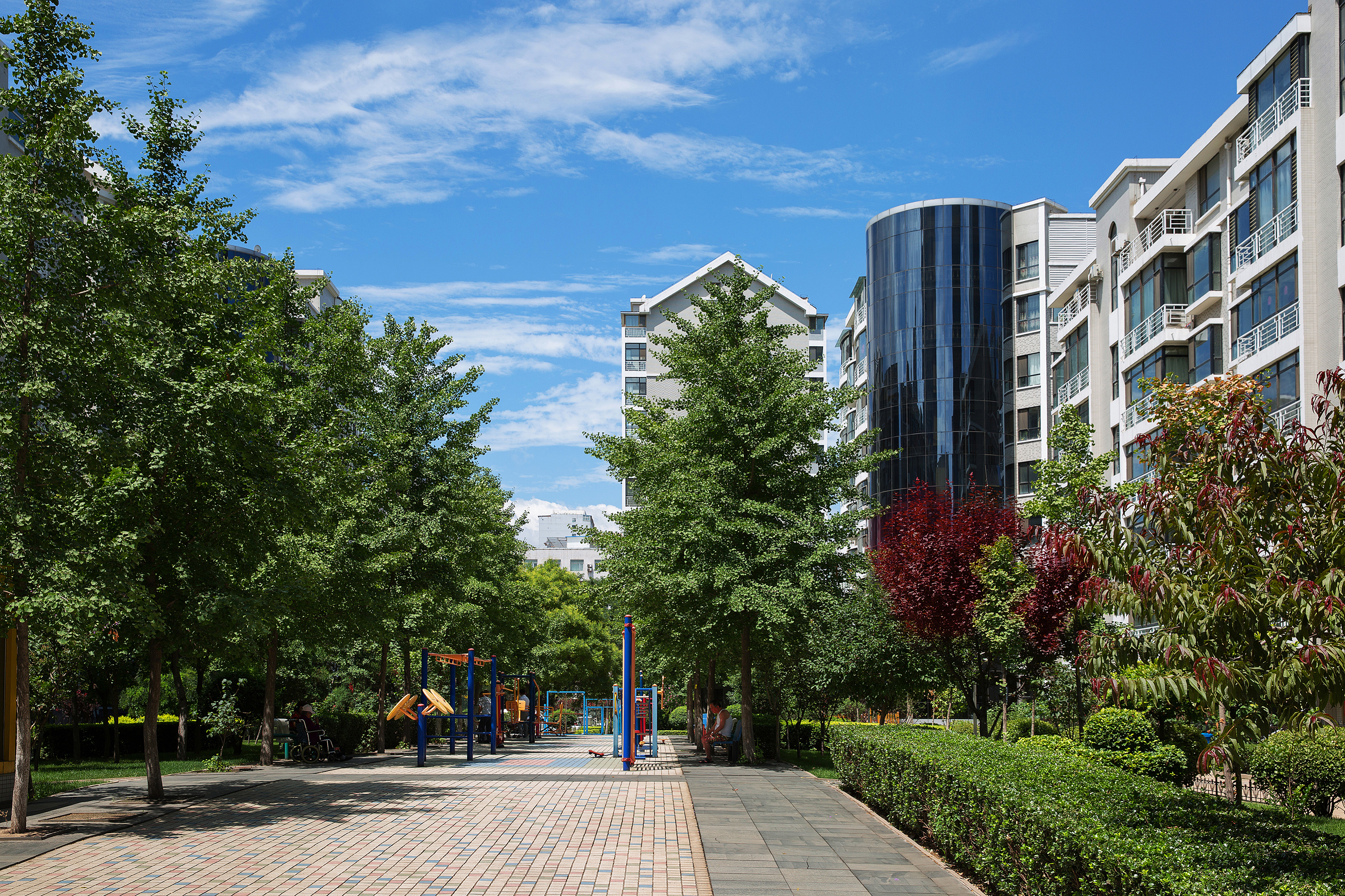 太原阳光地带环境景观摄影