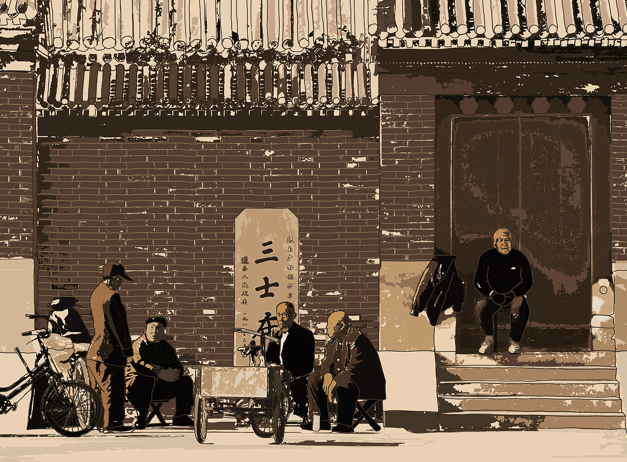 北京胡同印象（图ZMTE0MjI4NDc2） - 创作习作 - 站酷设计师applewei原创素材 - 站酷ZCOOL