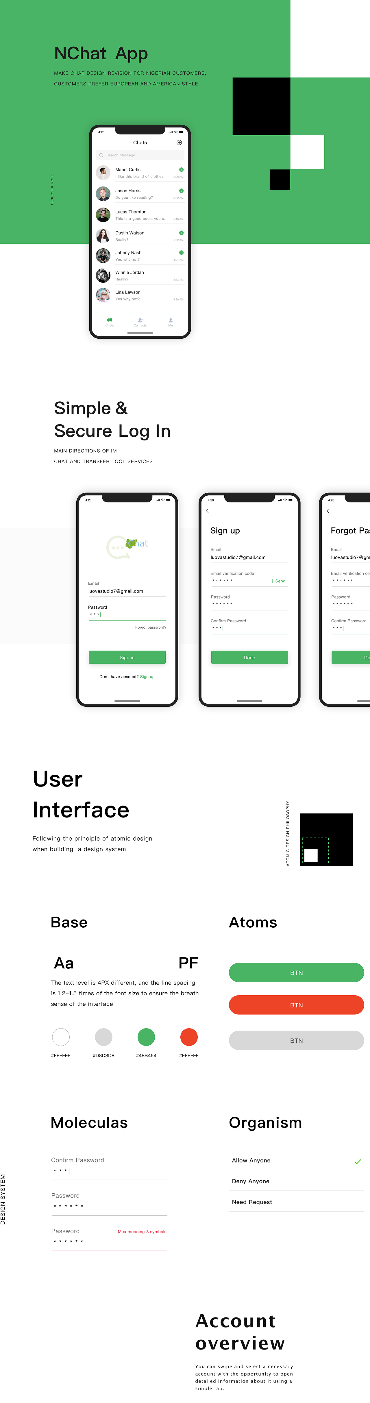 NChat IM聊天软件App产品界面设计展示（图ZMjIwNjU4Njk2） - APP界面 - 站酷设计师岁月化成歌原创素材 - 站酷ZCOOL