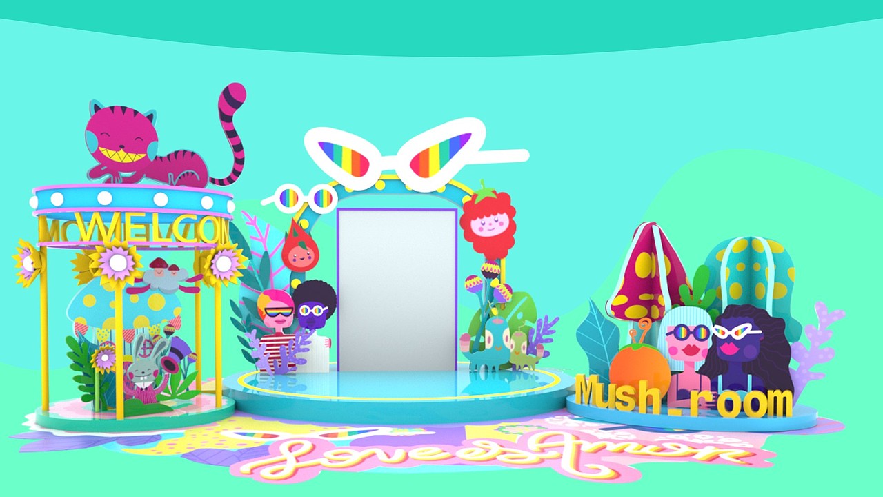 幻彩狂欢奇遇记 IP美陈装置展